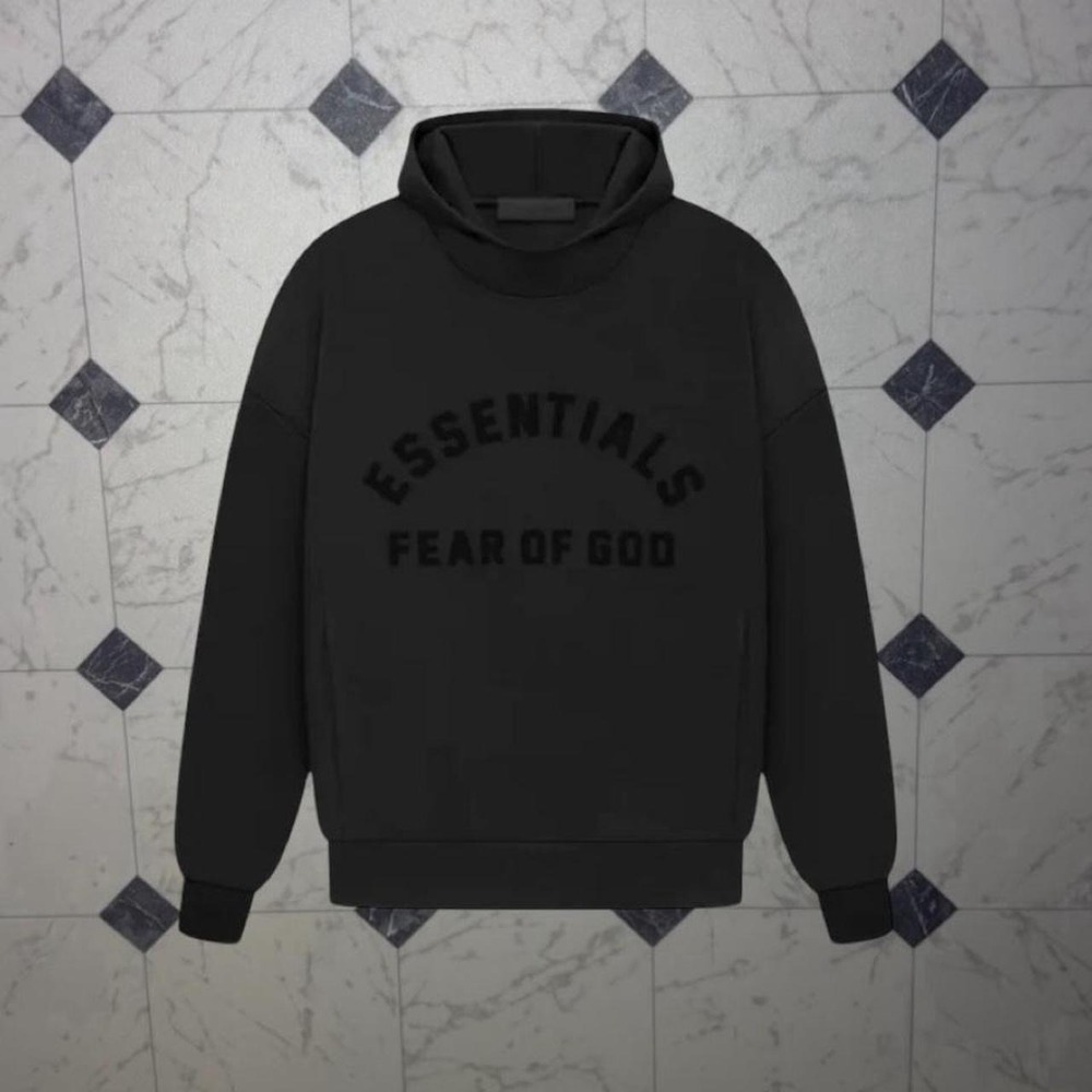 Essentials Fear of God Jet‎ Black Cuffed Sweatpants NWT Size XS